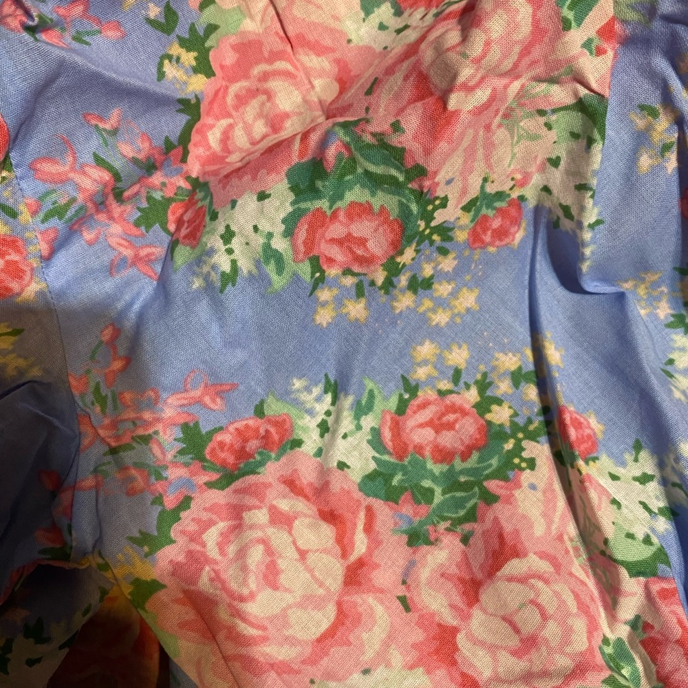 Cotton Floral Robe - Picture 2 of 7